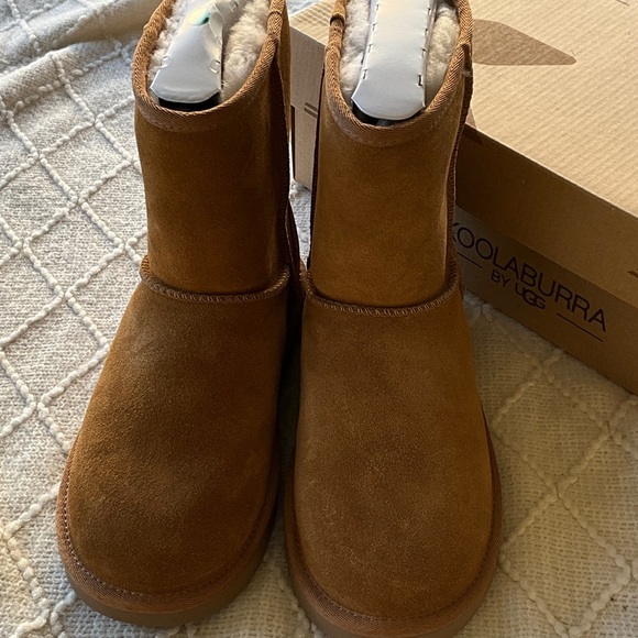 UGG Tan Suede Boots - Picture 1 of 5